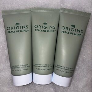 Origins Peace of Mind Moisturizing Hand Cream- (Set of 3) 2.5oz